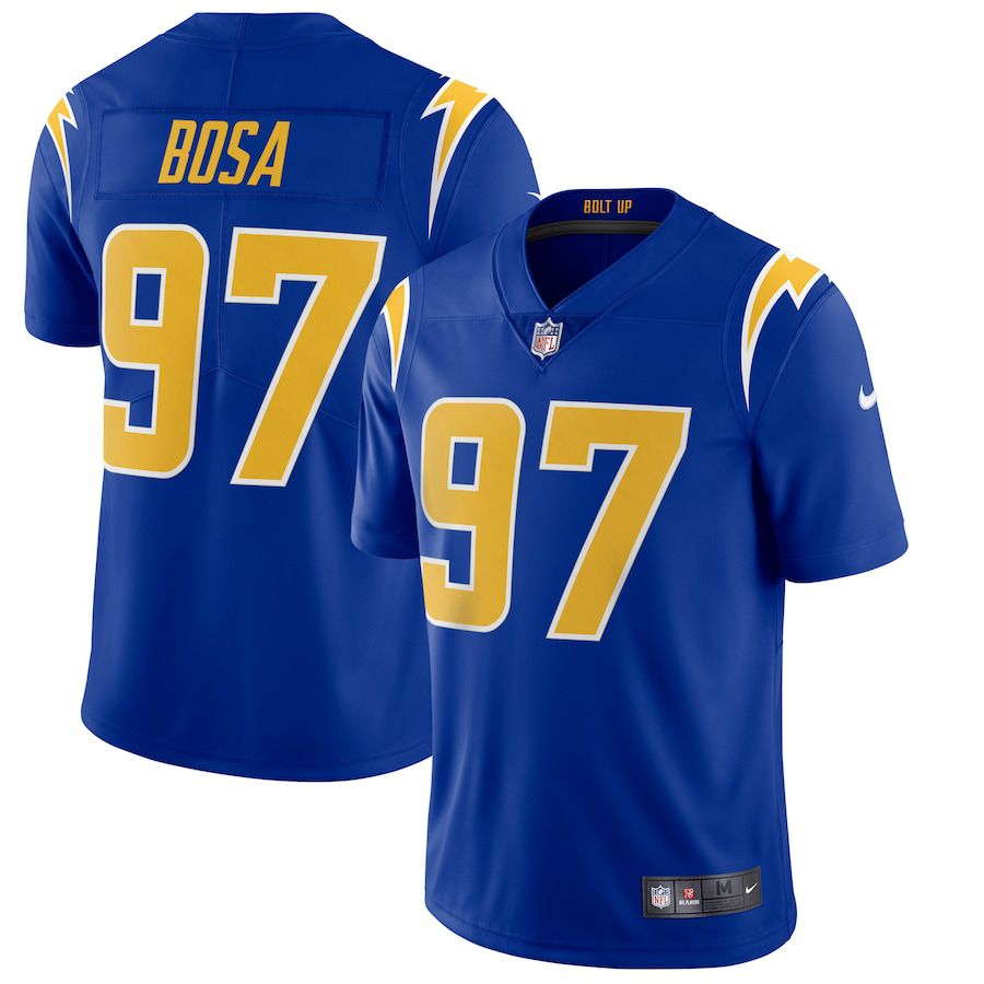 Men Los Angeles Chargers #97 Joey Bosa Nike Royal 2nd Alternate Vapor Limited NFL Jersey
